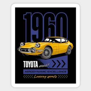 Toyota 2000GT Car Sticker